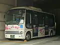 2010年2月から2013年11月頃まで使用されていた路線バスの車両