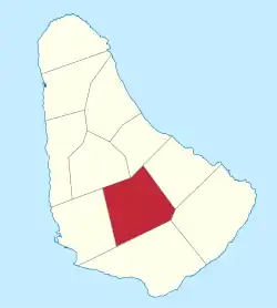 Location of セント・ジョージ教区