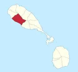 Location of セントトーマス・ミドルアイランド教区