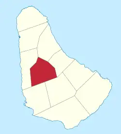 Location of セント・トーマス教区