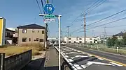 埼玉県吉川市上内川付近