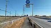 比企郡吉見町久保田付近