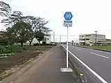 日高市新堀付近
