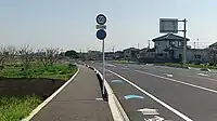 日高市平沢橋南交差点付近