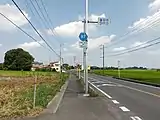 蓮田市駒崎付近にて