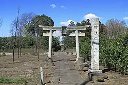 久伊豆神社参道（2015年3月）