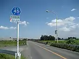 深谷市高島（奥の高架は上武道路）