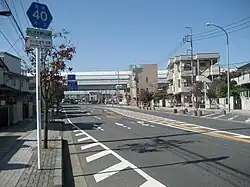 埼玉県さいたま市桜区内（奥の高架は首都高速埼玉大宮線）
