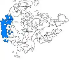ザクセン=アイゼナハ公国の位置