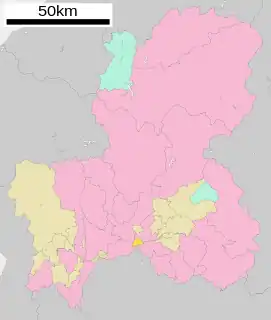 坂祝町位置図