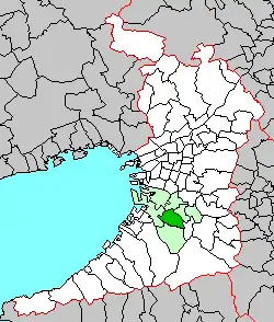 堺市中区の位置