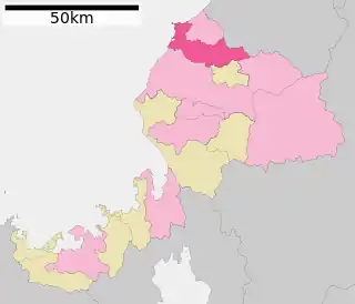 坂井市位置図
