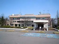 旧平田町役場(酒田市役所平田総合支所となった後の2018年撮影)