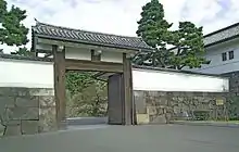 高麗門表側(東京都 江戸城外桜田門)