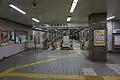 西改札口(2018年3月)