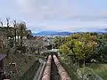 田辺朔郎像周辺からの景色