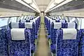 グリーン車の2階席の車内（サロE531-17）