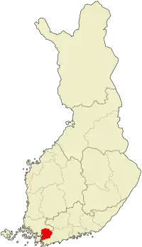 サロの位置の位置図