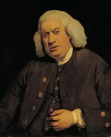 サミュエル・ジョンソン（1772年頃）ジョシュア・レノルズ画