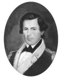 black & white portrait of Samuel Nicholas