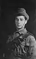第1次世界大戦でヴィクトリア十字章を受章した兵士Samuel George Pearse。