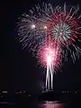 サンディエゴでのアメリカ独立記念日の花火