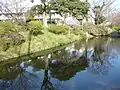 兵庫県立有馬高等学校の南側にある内堀跡