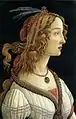 サンドロ・ボッティチェリ 『若い女性の肖像』(1480年頃)