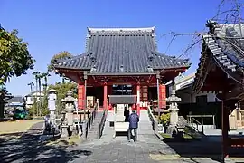 三光寺本堂（金谷町、2019年（平成31年）1月）