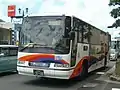 九州産交バス3列シート車（日野・セレガ - FS）1996年に「なんぷう号」専用車として新規登録、その後用途変更により1998年当路線専用車に転用され、以降長きにわたり当路線で活躍した。2019年運用離脱。他にも1997年式の同型車や1995年式の折扉仕様車でも運用した。