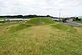前方部から後円部を望む