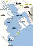 Stagno di Cagliari地図