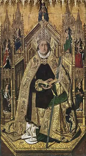 バルトロメ・ベルメホ『シロスの聖ドミニクス司教推戴』(1474-1477年)