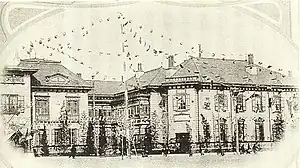 1907年の新館落成時の初代山陽ホテル