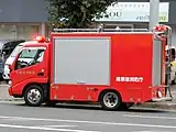 ウォーターカッター車（2018年9月）