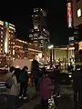 夜の南口周辺