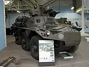 イギリス陸軍のFV603 サラセン装甲車