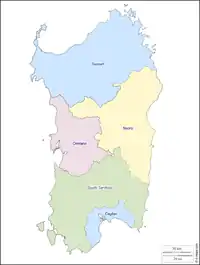 Provinces of Sardinia.