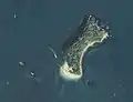 猿島(国土交通省 国土地理院 地図・空中写真閲覧サービスの空中写真を基に作成)