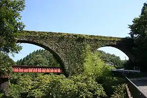 若宮井路笹無田石拱橋
