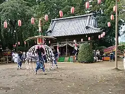近戸神社 (前橋市粕川町月田)のささら