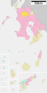 さつま町位置図