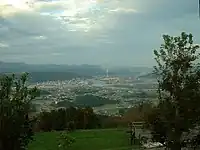 川内平野の中央部を流れる川内川