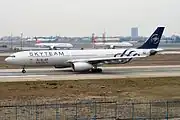 エアバスA330-300（スカイチーム塗装）