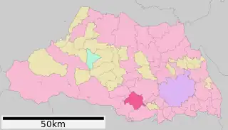 狭山市位置図