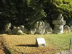 第二次世界大戦で破壊された残骸