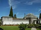 公園内の温室