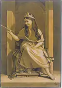 Maria Heller als König Salomo (1816)