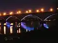 ストローベリー・マンション橋（Strawberry Mansion Bridge）の夜景