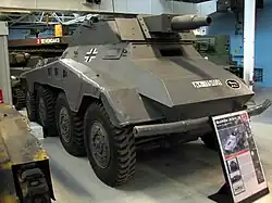 ボービントン戦車博物館に保存されているSd.Kfz.234/3